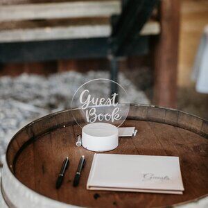 Guest book sign